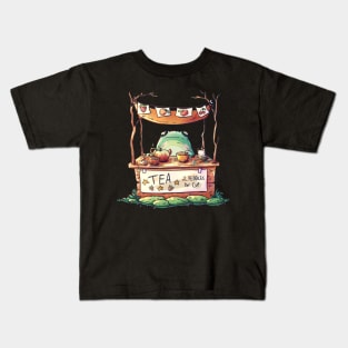 Sweet Pea Tea - Froggy Fruit Tea Kids T-Shirt